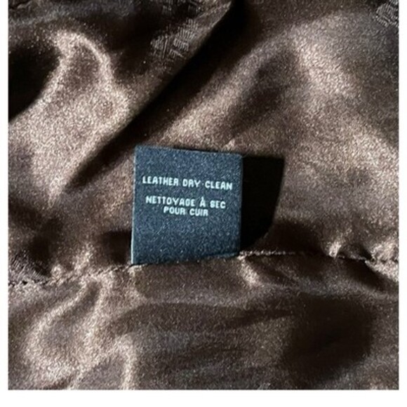 Nicole Miller Original Leather Jacket Brown Ladies Size XL - Picture 10 of 16